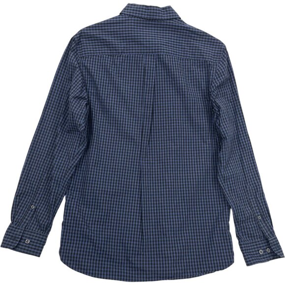 The North Face Blue Plaid Cotton Long Sleeve Button Down Shirt Men's Medium - Picture 8 of 8